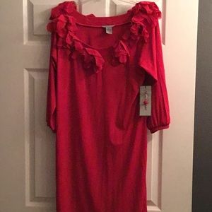 Radiant red dress..👛👛👛